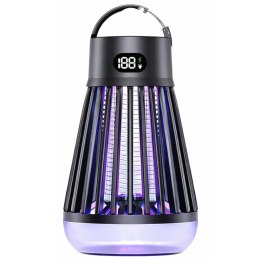 Elektryczna Lampka Owadobójcza Na Komary Światło UV Czarna