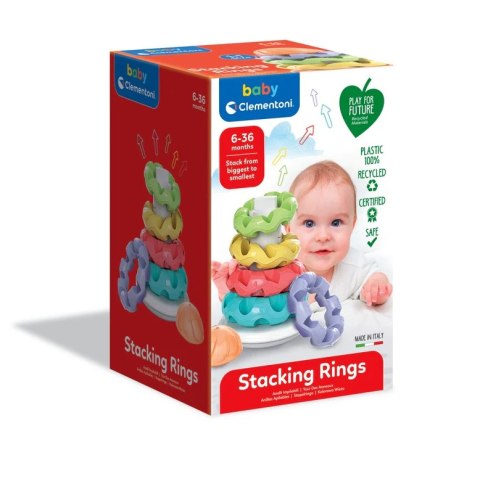 Kolorowa Wieża 5 Pierścieni Clementoni 17732