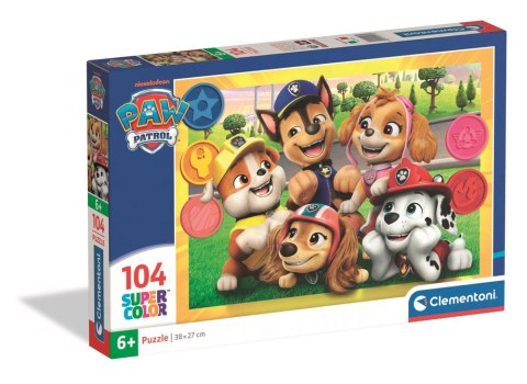 Puzzle 104 Super Color PSI PATROL Clementoni 25013