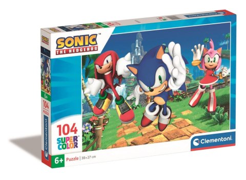Puzzle 104 Super Color SONIC 2 Clementoni 27256