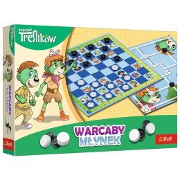 Gra planszowa Warcaby i Młynek Rodzina Treflików Trefl 02658