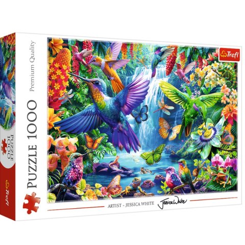 Puzzle - 1000 - Kolibry w Tropikach - Trefl 10880