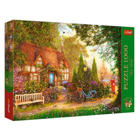 Puzzle - 1000 - Premium Plus - Tea Time: Domek pod strzechą - Trefl 10803