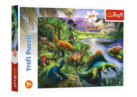 Puzzle - 200 - Drapieżne dinozaury - Trefl 13281