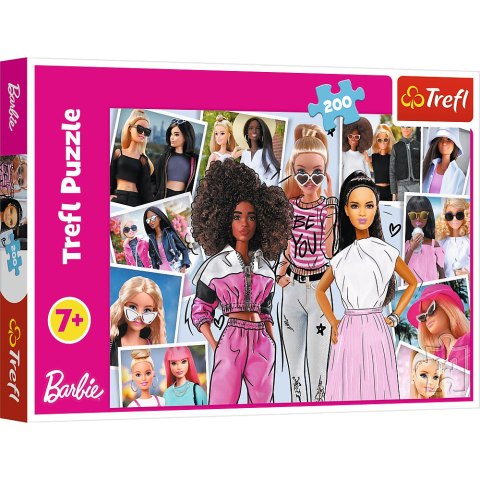 Puzzle - 200 - W świecie Barbie - Trefl 13301