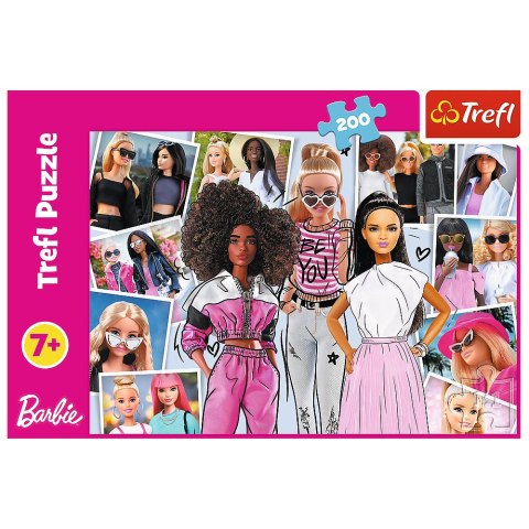 Puzzle - 200 - W świecie Barbie - Trefl 13301