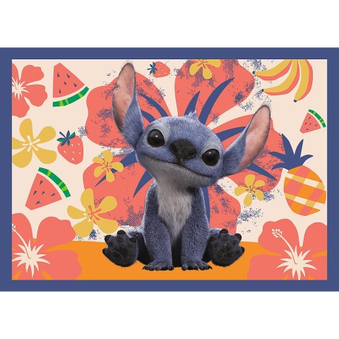 Puzzle - 4w1 (25, 48, 54, 70) - Wakacje na Hawajach - Disney Stitch - Trefl 34666