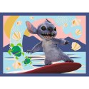 Puzzle - 4w1 (25, 48, 54, 70) - Wakacje na Hawajach - Disney Stitch - Trefl 34666
