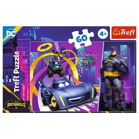 Puzzle - 60 - Batman i jego pojazdy - Trefl 17400