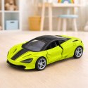 Samochód Sportowy Metalowy Napęd Światła Dźwięki Zielony 1:32