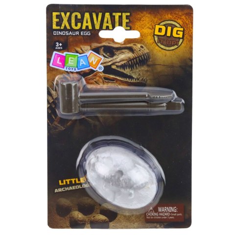 Zestaw Archeologiczny Wykopaliska Jajo Dinozaura Figurka Narzędzia