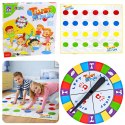 Gra Zręcznościowa Ruchowa Rodzinna Twist Fun Mata Koło Losujące