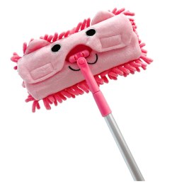 Mop Dla Dzieci Z Rączką Teleskopową Zwierzątko Różowy