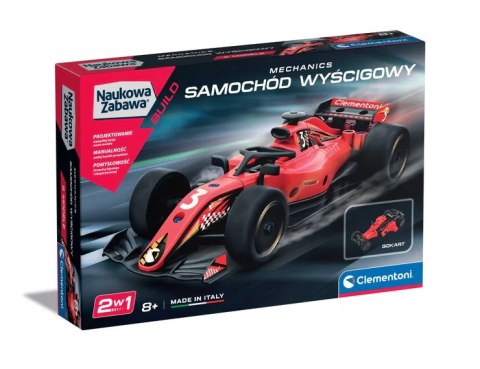 Naukowa Zabawa Klocki Laboratorium Mechaniki Samochód Wyścigowy Język Polski Clementoni 50870
