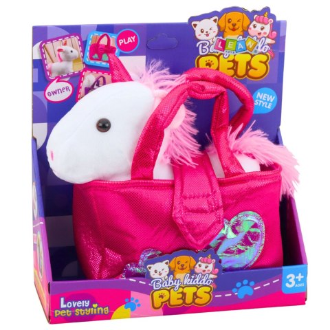 Pluszowa Maskotka Przytulanka Jednorożec W Torebce Biały 25cm