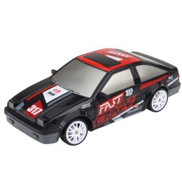 Samochód Do Driftu Zdalnie Sterowany RC Coupe Wymienne Koła Czarny 1:24