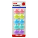 Zestaw Magnesów Do Tablicy Magnetycznej Kolorowe 10szt 3cm