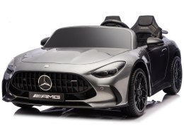Auto Na Akumulator Mercedes GT63 AMG DK-GT63 24V LCD Cichy Silnik Szary