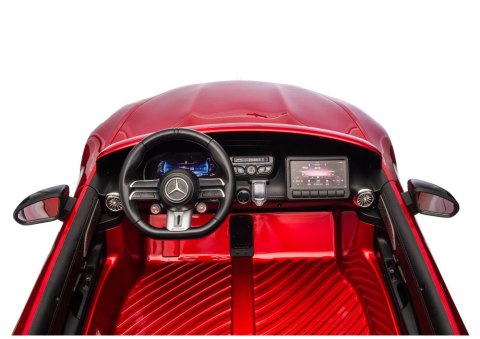 Auto Na Akumulator Mercedes GT63 AMG DK-GT63 24V LCD Czerwony Lakierowany