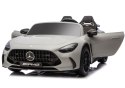 Auto Na Akumulator Mercedes GT63 AMG DKGT63 24V LCD Lakierowany Jasno Szary