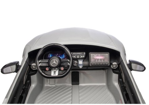 Auto Na Akumulator Mercedes GT63 AMG DKGT63 24V LCD Lakierowany Jasno Szary