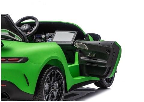 Auto Na Akumulator Mercedes GT63 AMG DK-GT63 24V LCD Matowy Zielony