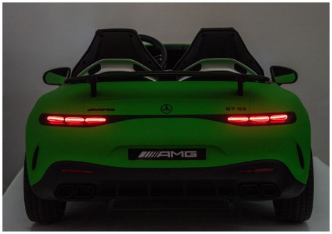 Auto Na Akumulator Mercedes GT63 AMG DK-GT63 24V LCD Matowy Zielony