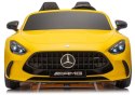 Auto Na Akumulator Mercedes GT63 AMG DK-GT63 24V LCD Żółty