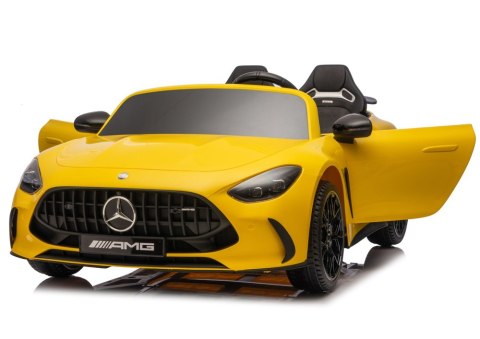 Auto Na Akumulator Mercedes GT63 AMG DK-GT63 24V LCD Żółty