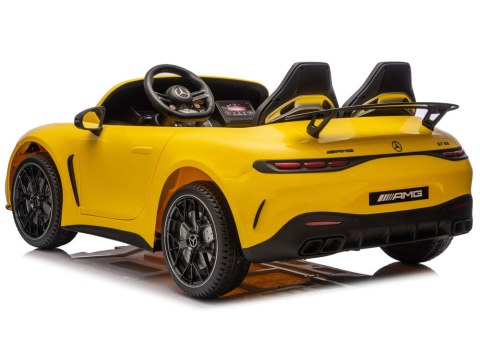 Auto Na Akumulator Mercedes GT63 AMG DK-GT63 24V LCD Żółty