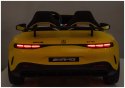 Auto Na Akumulator Mercedes GT63 AMG DK-GT63 24V LCD Żółty
