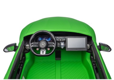 Auto Na Akumulator Mercedes GT63 AMG DKGT63 24V Cichy Silnik Matowy Zielony