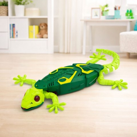 Gekon Zdalnie Sterowany RC Jaszczurka Chodzi Po Ścianie 360° Zielona