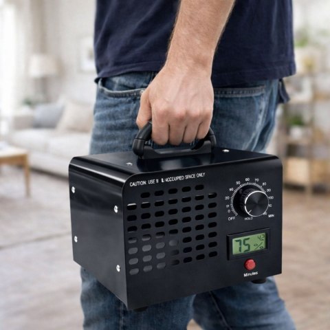 Generator Ozonu LEAN 60000 MG Ozonator Do Pomieszczeń Wyświetlacz LCD Timer