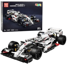 Klocki Konstrukcyjne Samochód Wyścigowy F1 Biało-Czerwony 1235 el.