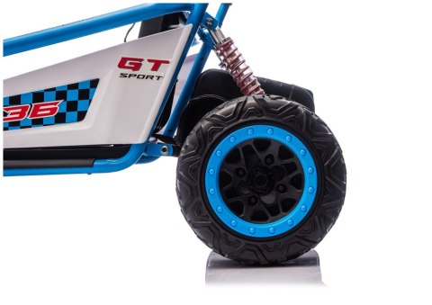 Pojazd Na Akumulator DM-107 24V7 DRIFT Cichy Silnik Niebieski