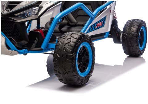 Pojazd Na Akumulator DM-107 24V7 DRIFT Cichy Silnik Niebieski