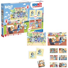 Zestaw Edukacyjny Puzzle Memo Klocki BLUEY Clementoni 18320