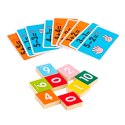 Drewniana Układanka Matematyczna Nauka Liczenia na Palcach Działania Karty