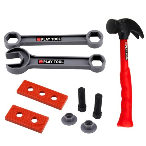 Duży Zestaw Narzędzi Dla Dzieci Wkrętarka Szlifierka Na Baterie 28 el.