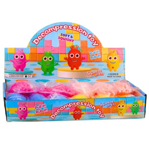 Gniotek Sensoryczny Do Odbijania Ściskania Kalmar Świecący LED Mix Kolor