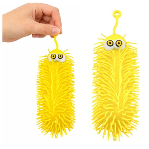 Gniotek Sensoryczny Do Odbijania Ściskania Stworek Z Frędzlami Świecący LED