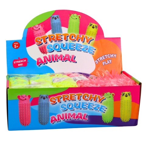 Gniotek Sensoryczny Do Odbijania Ściskania Stworek Z Frędzlami Świecący LED