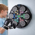 Interaktywna Muzyczna Tarcza Bokserska LED Bluetooth 3 Tryby Rękawice