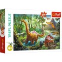 Puzzle - 60 - Wędrówka dinozaurów - Trefl 17319