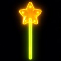 Różdżka Fluorescencyjna Gwiazda Świecąca W Ciemności Stick Neon 22cm