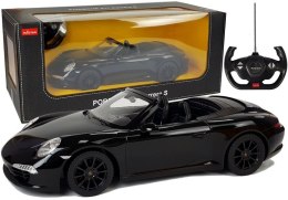 Auto Porsche 911 Carrera S Samochód Zdalnie Sterowane RC Rastar Czarny 1:12