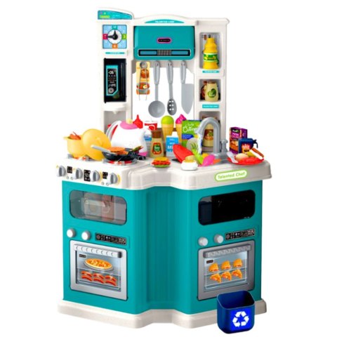 Duża Kuchnia Dla Dzieci Home Chef Dźwięki Gotowania Akcesoria 109 el.