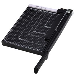 Gilotyna Do Papieru A4 Trymer Do Cięcia Papieru Metalowa Biurowa Czarna