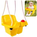Huśtawka Kubełkowa Żółta Dla Dzieci 5237